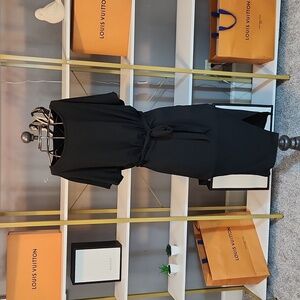 Elegant Black Midi Dress